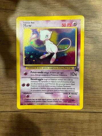 Pokémon - 1 Card - Pokémon - Mew 9 Promo card, Foil, Nieuw
