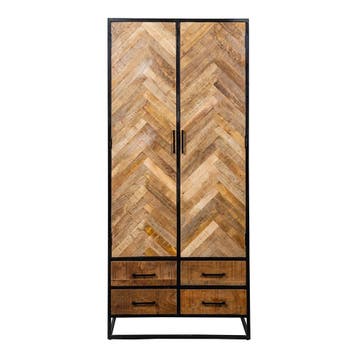 Mangohouten Kast Gwenn 90 cm, Verzenden, Nieuw