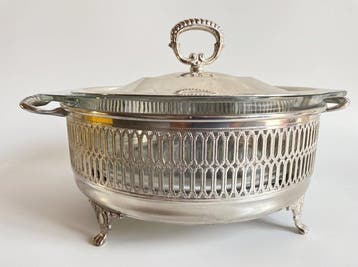 Ovenschaal - Verzilverd, Verzilverd - Fijne kunst aan tafel