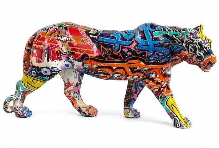 Daluxe Art - 1999 • Graffiti Panther, Antiek en Kunst, Kunst | Designobjecten