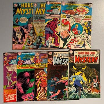 House of Mystery #139, 143, 158, 160, 161, 162, 163, 182,, Nieuw
