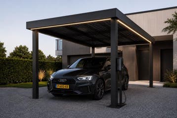 Uw complete solar carport op maat, Nieuw, Compleet systeem, 200 wattpiek of meer