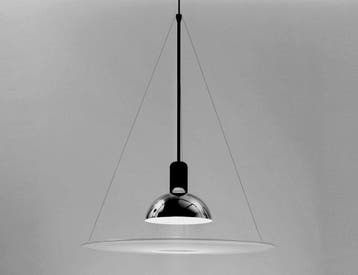 Flos - Achille Castiglioni - Lamp - Frisbi - Staal, PMMA