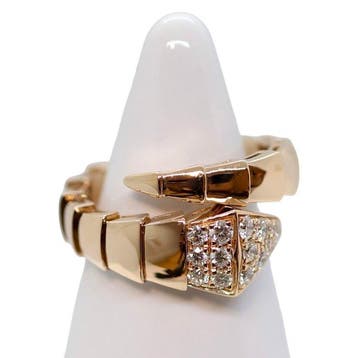 Bvlgari - Ring - Serpenti Viper - 18 karaat Roségoud -, Nieuw