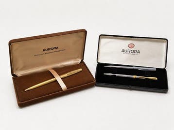 Aurora - Aurora 98 argento massiccio dorato / Magellano (x2), Nieuw
