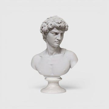 Beeld, Busto david di michelangelo 15 cm - 15 cm -