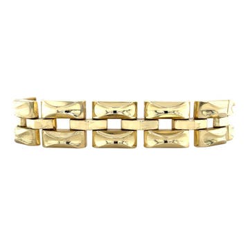 Gouden armband 19 cm 14 karaat, Verzenden, Zo goed als nieuw, Goud