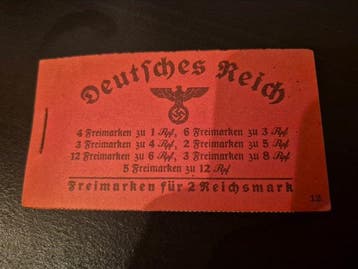 Duitse Rijk 1940 - DR Hindenburg zegelboekje 39.2 postfris -, Postzegels en Munten, Postzegels | Europa | Duitsland, Gestempeld