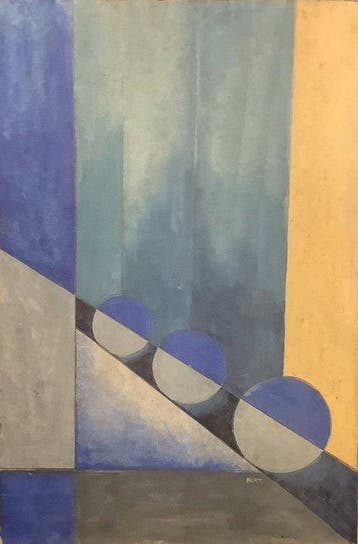 Charles Bert (1873-?) - Abstract composition I, Antiek en Kunst, Kunst | Schilderijen | Klassiek