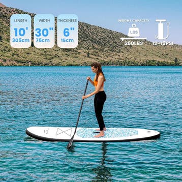 FunWater Opblaasbaar stand-up paddleboard voor volwassenen,, Verzenden, Zo goed als nieuw