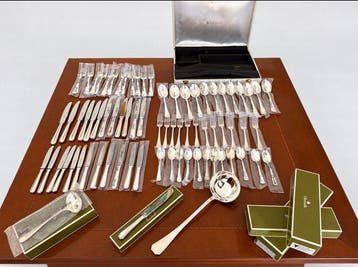 Christofle - Luc Lanel - Bestekset voor 12 personen (75) -