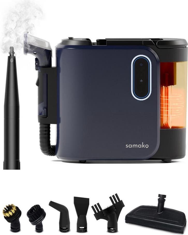 Samako Tapijtreiniger PRO 1800W – Stoomreiniger en, Doe-het-zelf en Verbouw, Reinigingsmachines, Zo goed als nieuw, Ophalen of Verzenden