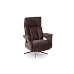 Relaxfauteuil Haarlo - relaxfauteuils - Bruin, Nieuw, Bruin, Stof