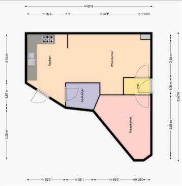 Te huur: Appartement Grote Houtweg in Beverwijk, Huizen en Kamers, Beverwijk, Noord-Holland, Appartement