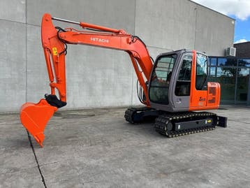 Veiling: Midigraafmachine Hitachi ZX60 Diesel 2011, Ophalen, Graafmachine