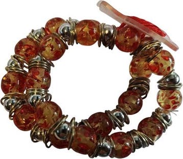 Corsage Polscorsage-armband Raz-Ma-Tazz Ruby Coral Rood 7 cm, Ophalen of Verzenden, Nieuw