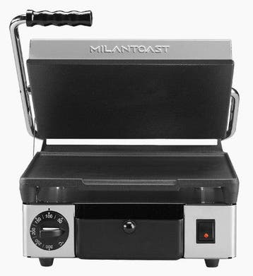 Milan Toast Contactgrill Gietijzer enkel glad, Zakelijke goederen, Verzenden, Nieuw in verpakking