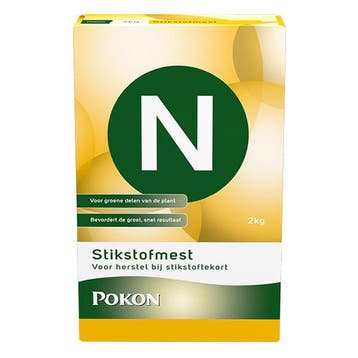 Pokon stikstofmest | Pokon | 2 kg (Korrels, Universeel), Tuin en Terras, Aarde en Mest, Verzenden