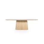 Eettafel Nola - Naturel - 250cm - 96160 - eettafel, Huis en Inrichting, Tafels | Eettafels, Nieuw, Overige vormen, Overige materialen