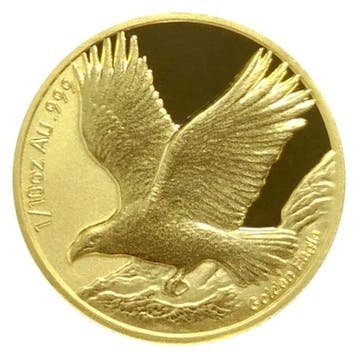 Samoa. 10 Dollars 2025 1/10 oz $10 Samoa Golden Eagle Gold