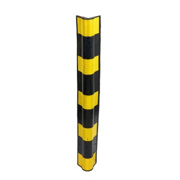 Rubberen hoekbeschermer - Geel & Zwart - Binnen & Buiten -, Verzenden