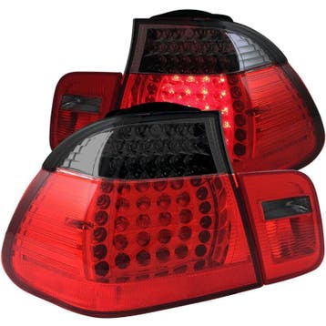 ANZO 2002-2005 4DR BMW 3 Series E46 LED Taillights Red/Smoke, Ophalen of Verzenden, Nieuw