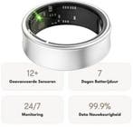 2dekans | Focus® S2 Smart Ring - Zilver - Maat 6 - AI Coach, Sport en Fitness, Ophalen of Verzenden, Zo goed als nieuw