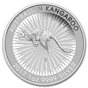 Kangaroo 1 oz 2017, Verzenden, Losse munt, Zilver