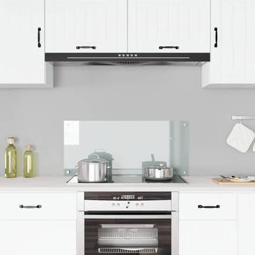 vidaXL Spatscherm keuken 90x40 cm gehard glas transparant, Verzenden, Nieuw