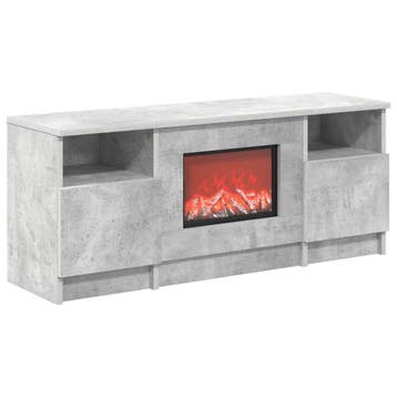 vidaXL Elektrische haard Beton 98 x 28,5 x 40,5 cm Bewerkt, Verzenden, Nieuw