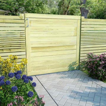 vidaXL Poort 100x100 cm geïmpregneerd grenenhout, Verzenden, Nieuw