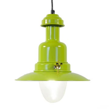 Industriële Groene Hanglamp – Valott Carbon (Hanglampen), Ophalen of Verzenden, Nieuw, Overige materialen