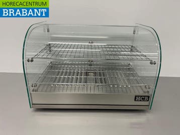 HCB RVS Warmhoudvitrine 45 liter 55,4 cm 230V Horeca, Ophalen of Verzenden, Nieuw in verpakking