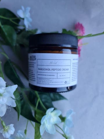 Biologische gezicht creme met peptides en bakuchiol - botox, Nieuw