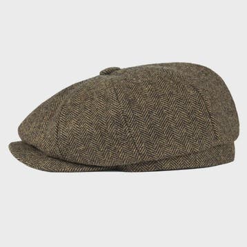 Stijlvolle Heren Herringbone Tweed Flat Cap - Britse Retro N, Verzenden, Nieuw