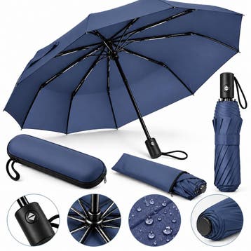 Automatische Opvouwbare Stormparaplu, Verzenden, Nieuw