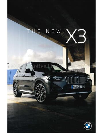 2021 BMW X3 BROCHURE FRANS, Nieuw, BMW, Author