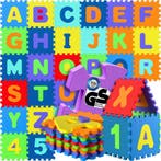 Puzzelmat 86 delig met getallen en letters Multicolor, Hobby en Vrije tijd, Verzenden, Nieuw
