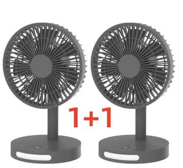 USB Ventilator 3600mAh Stil Bureau 5 Snelheden Nachtlamp, Caravans en Kamperen, Koelboxen, Verzenden, Nieuw