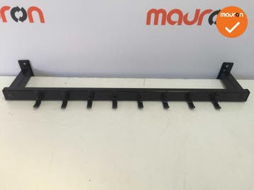 Wandkapstok - 80cm - Zwart - 8 Haken - Nieuw, Werkplek, Ophalen of Verzenden, Gebruikt, Overige typen