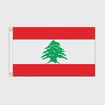 Libanon Vlag 90x150cm - Nationale Vlag & Decoratie Banner, Verzenden, Nieuw