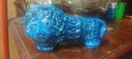 Bitossi - Beeldje - Leone Rimini Blu - Majolica