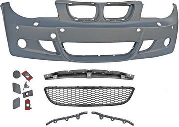 Voorbumper BMW 1 Serie M-look E81/E82/E87/E88 (04-11), Ophalen of Verzenden, Nieuw