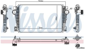 Interkoeler o.a: Seat, Volkswagen, Inca (6K9), Ophalen of Verzenden, Nieuw, Volkswagen