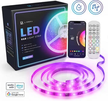 Lideka - LED Strip 15 (2x7.5) Meter RGB - met, Ophalen of Verzenden, Nieuw