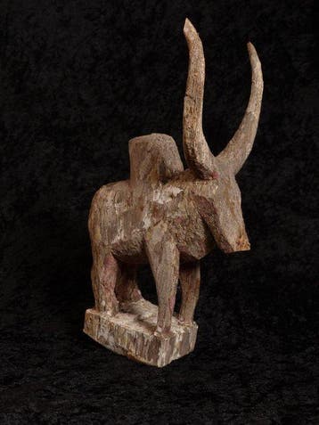 Voorouderfiguur - Mahafaly - Madagaskar - Kop van een