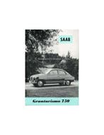 1961 SAAB 96 GRANTURISMO 750 BROCHURE ZWEEDS, Nieuw, Author