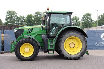Veiling: Tractor John Deere 6190R Diesel 210pk 2012, Gebruikt, Meer dan 10000, Meer dan 160 Pk, Ophalen