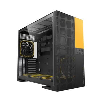 Geometric Future Model 5 Vent (5FAN) Zwart/Geel MidTower Be, Verzenden, Nieuw