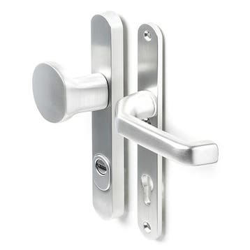 Veiligheidsbeslag met duwer | Intersteel | 92 mm, Doe-het-zelf en Verbouw, Hang- en Sluitwerk, Verzenden, Nieuw